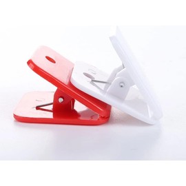 20 Pcs White Plastic Chip Bag Fresh-keeping Clips， Sealing Food Fresh-keeping Clips Snack Bag Fresh-keeping Clips Photo Clips Binder Clips and Rings Clips Paper Clamps