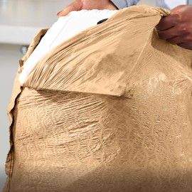 Glad Tall Kitchen Trash Bags 13 Gallon, MaxStrength Recovered Plastic Garbage Bags, Odorshield with Drawstring, 45 Count