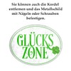 Glückszone Sign - Hanging Sign with Cord and Suction Cup
