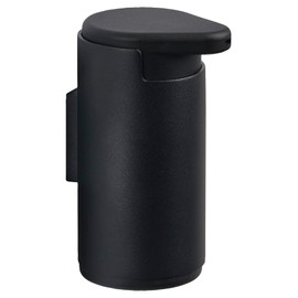 Zone Denmark Rim Wall Mounted Soap Dispenser Diameter 8.5 cm Height 14.4 cm Black