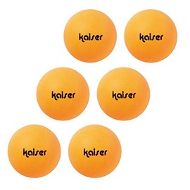 Kaiser KW-250 Table Tennis Ball, Orange, 6P for Practice