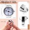 Landical - Juego de 10 relojes de dedo ajustables para