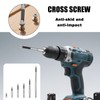 6PCS High-Magnetic Screwdriver Bits, 25–150 mm Anti-Slip Set for Impact