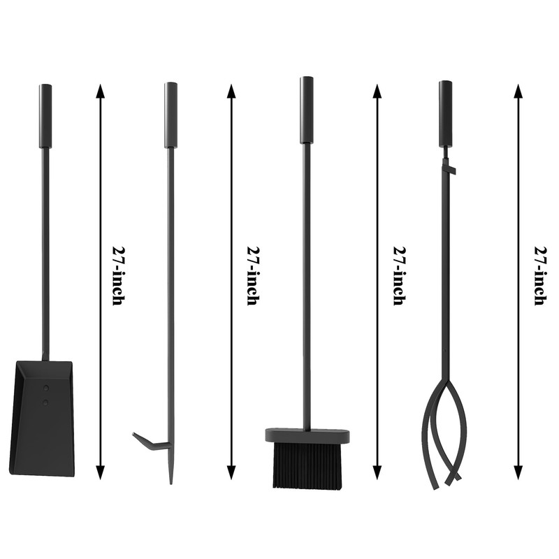 Fire Beauty Fireplace Tools Set 5 Pieces Fireside Accessories Fire