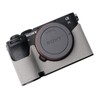 Iborrys - Camera Specialized Genuine Leather Half Case for Sony