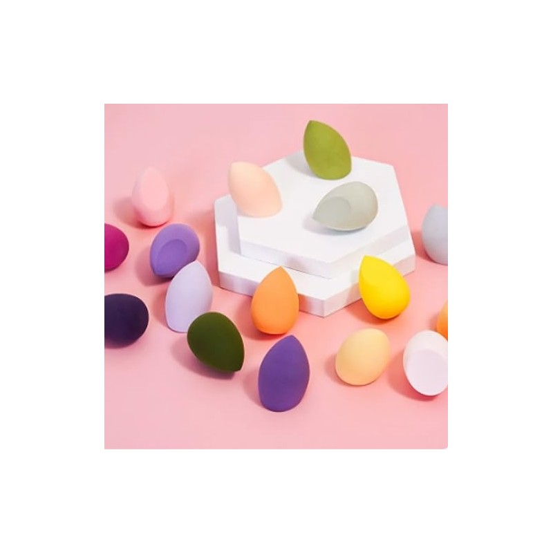 Esponjas de Maquillaje para Base 4 pack con estuche; Beauty