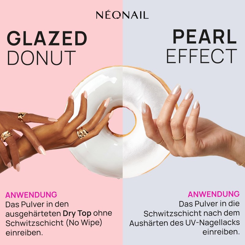 Neonail Powder Nail Art Glitter Glassy Pearl Effect