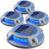 SIEDiNLAR Solar Driveway Lights Outdoor 4 Modes 40 LEDs Marine