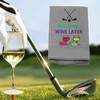 PXTIDY Golf Gift for Women Men Putt Now Wine Later
