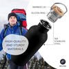 Bambaw 16 oz Stainless Steel Water Bottle, Black - Non-insulated,