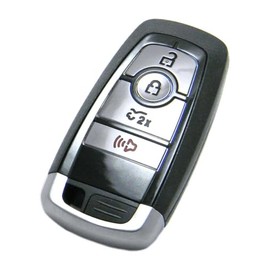 OEM Electronic 4-Button Keyless Entry Smart Proximity Remote Key Fob Compatible with 2022-2023 Ford F150 Lightning (FCC ID: M3N-A3C054338, P/N: 164-R8303)