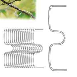 jwtyu Pack of 40 13 cm Branch Benders for Fruit Trees Branch Clips for Fruit Trees Branch Clip Metal M Type Branch Separator for Tensioning and Aligning Fruit Tree Branches
