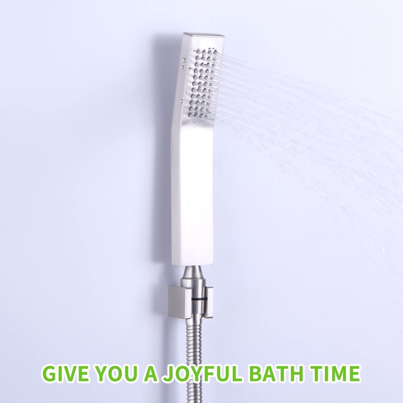 Angle Simple Shower Head Holder, Brass Shower Wand Bracket, Handheld