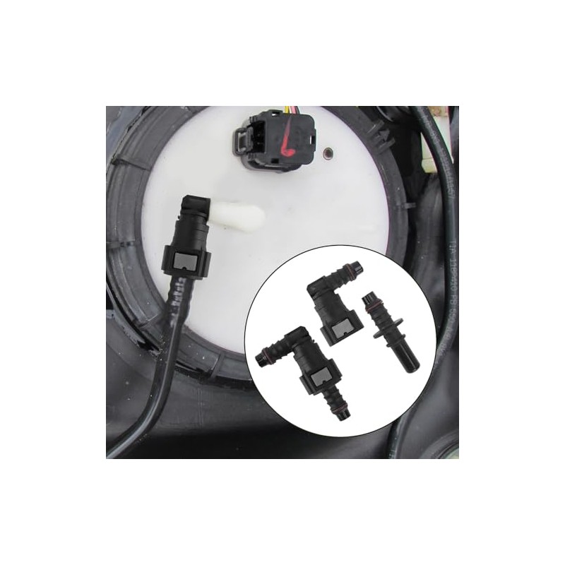 Fuel Line Connector Hose Coupling Pack of 2 Petrol Hose