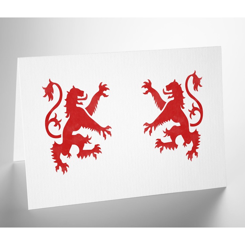 CraftStar Lion Rampant Stencil- Reuseable Mini or Small Royal Standard