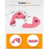 Hoolcar Front Bumper Tow Hook Covers Rubber Tow Hook Sleeve