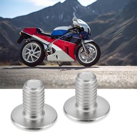 Briny River 20 Stück Motorrad-Verkleidungsschrauben M5 X 8 Mm Befestigungsschrauben aus Edelstahl Kompatibel mit Honda VFR750