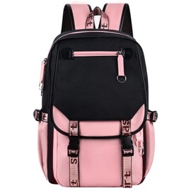 Aucuu Backpack for Girls, School Backpack Girls, Backpack Children, Large Capacity Children's Backpack, Lightweight School Backpack Children for Outdoor, School, Travel, #1 Classic Pink