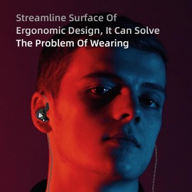 Qkz ak6 Gaming Earbuds with mic,Universal 3.5mm HiFi Sport Headphones in Ear Earphone for Running with Microphone Headset Music Earbuds (with mic, Black)