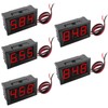 RUNCCI-YUN 5pcs DC 5V-120V Digital Voltage Display, 0.56 Inch 2-Wire