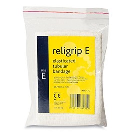R.M 475 Religrip Elasticated Tubular Bandage E, 1 m