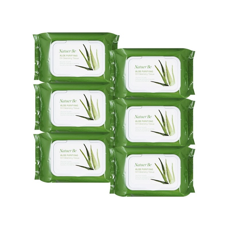 Enprani Nature B Aloe Oil Cleansing Tissues 60 Sheets (6