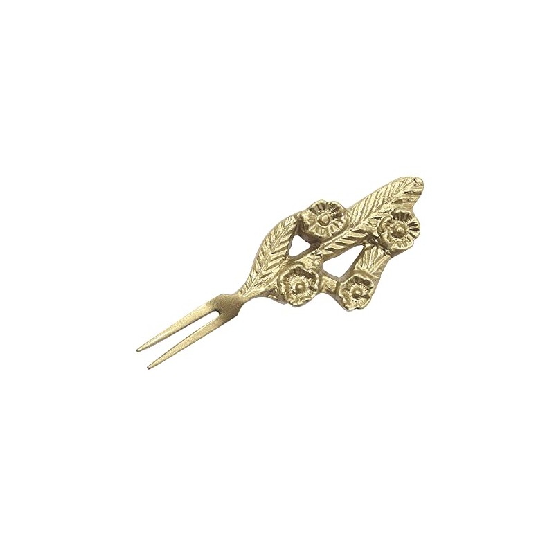 Keystone Brass Cutlery Dessert Fork, Gold, Tangerine Flower KI055374