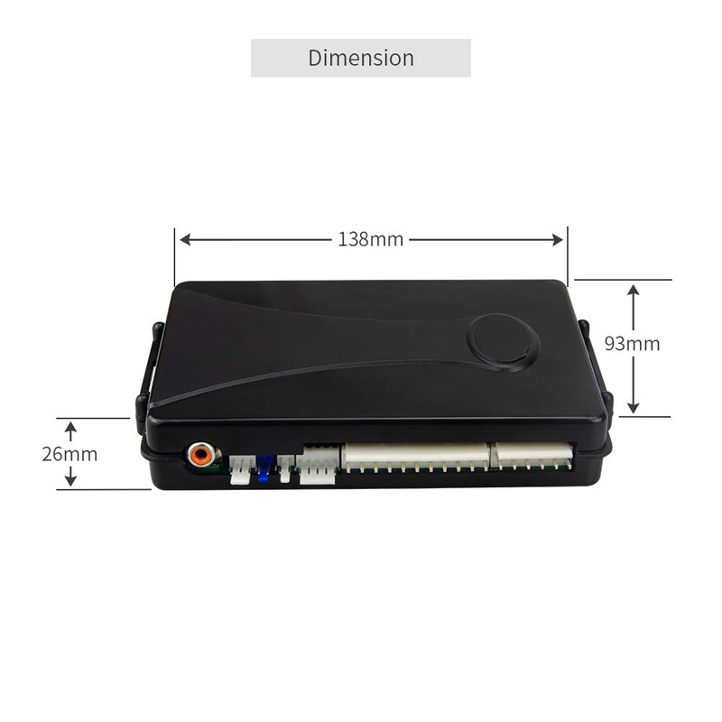 EASYGUARD EC205 2 Way Car Alarm System with LCD Pager
