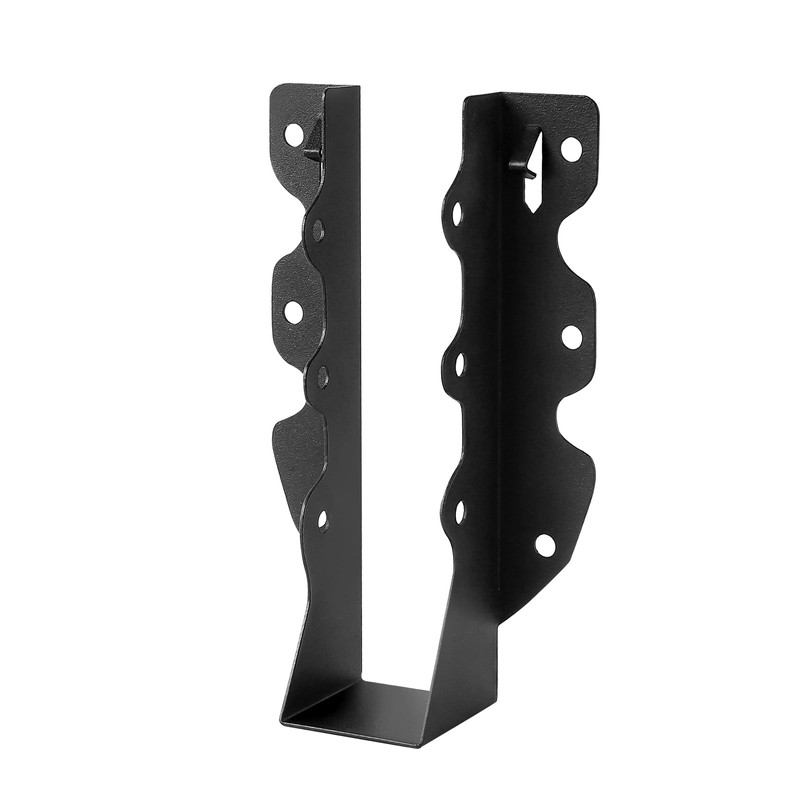 16 Pcs 2"x 8" Joist Hanger,Q235B Steel Black Powder Coated