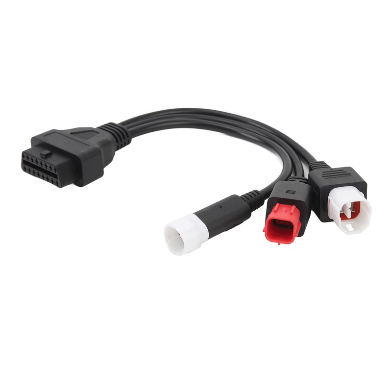 3 in 1 OBD Diagnostic Cable High Flexibility Plastic Plug