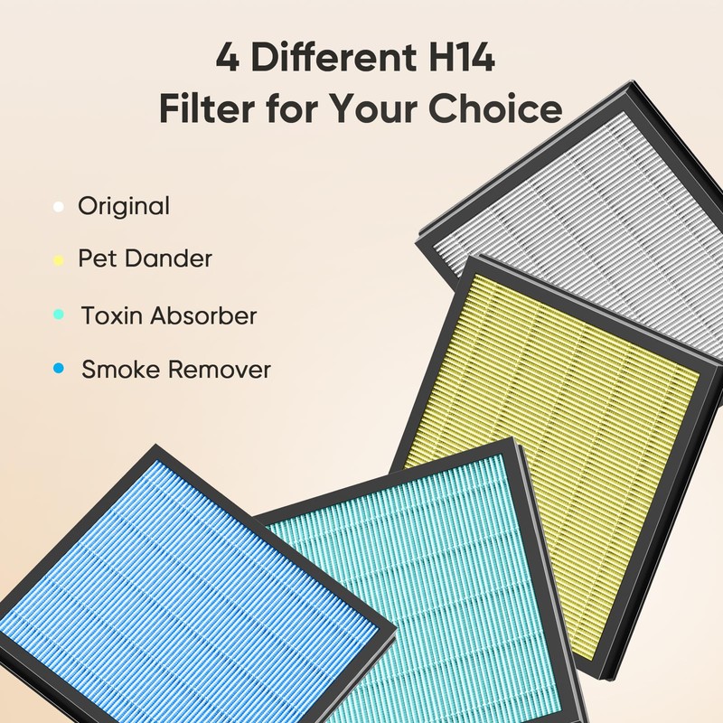 DAYETTE H14 Filter 2 Pack AP303 AP304 Air Purifier Replacement