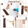 2 Pcs PU Leather Curtain Rod Holder,Leather Straps for Hanging,Wall