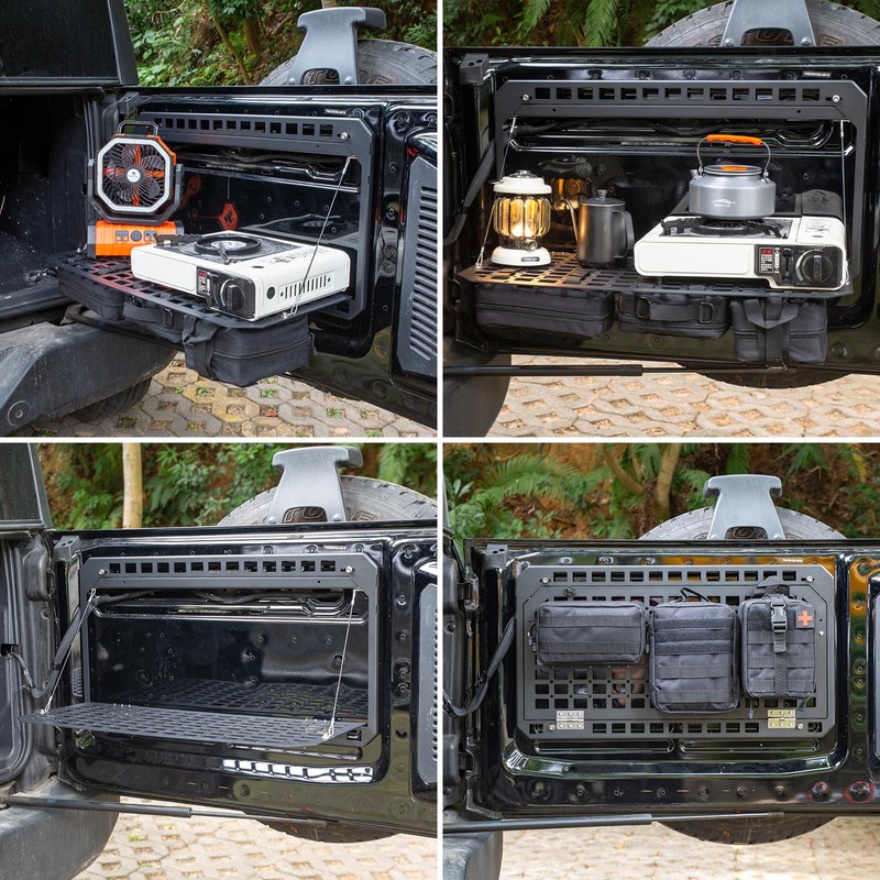 for Ford Bronco 2021-2024 Tailgate Table Rear Foldable Storage Cargo