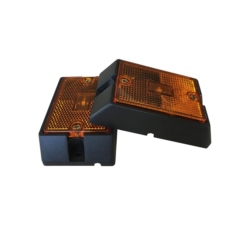 MAXXHAUL 80745 Side Marker LED Amber Light - 2 Pack