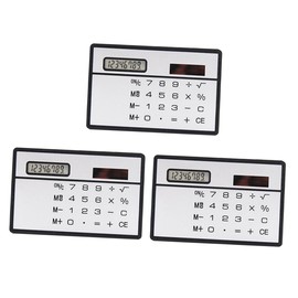 SEWACC 1Set Solar Mini Pocket Calculator Portable Handheld Calculating Tool for Students Office Home Use Lightweight Compact Design Reliable Solar