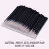 KingMas 100 Pcs Disposable Eyeliner Makeup Brush Applicator by KINGMAS