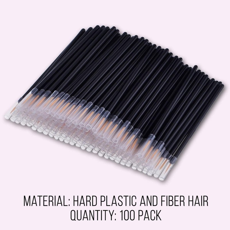 KingMas 100 Pcs Disposable Eyeliner Makeup Brush Applicator by KINGMAS