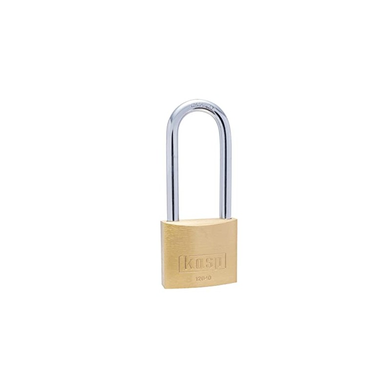 Kasp K12040L63D Brass Padlock 40 x 63 mm Long Shackle,