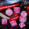 QMay DND Dice Sets - 6 X 7 Polyhedral Dice