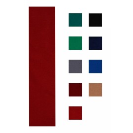 Accuplay 19oz Precut Pool Table Felt Billiard Cloth For 8' Table English Green - Red