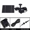 Solar Water Pump Kit, Solar Powered Water Fountain Pump with