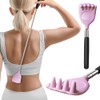 HIWZZI Back Scratcher Extendable Silicone Bear Claw Massager Tool Telescoping