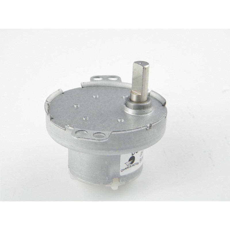 CHANCS Slow Synchrome Motor DC 12V JS-50 15RPM D-Shaft CW/CCW