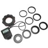 Camera Lens LED Lamp Ring Flash Light with 40.5/52/55/58/62/67/72/77mm Adapter