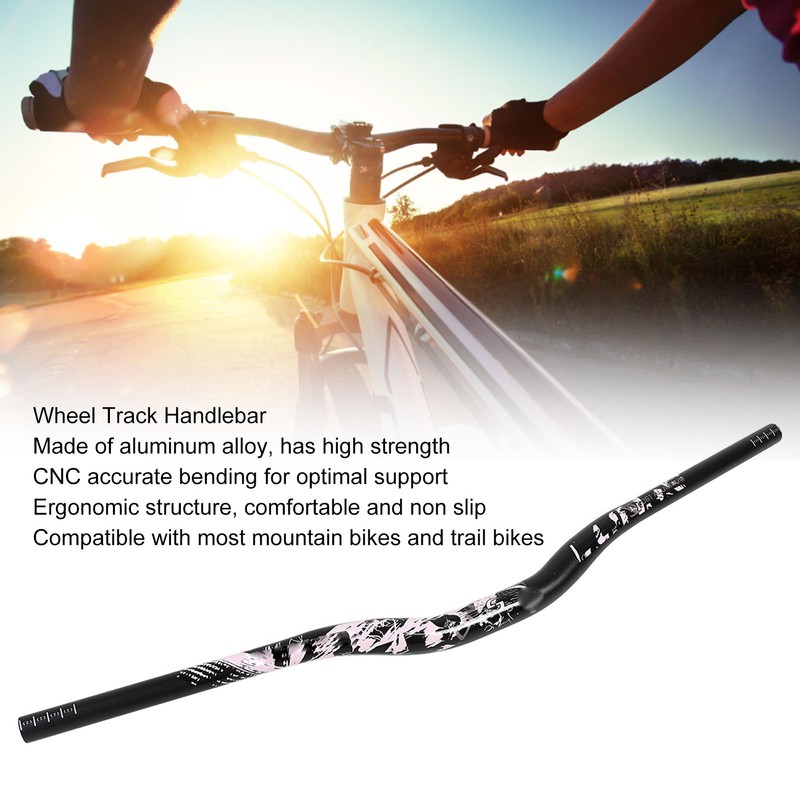 Wheel Track Handlebar Replacement Aluminum Alloy Bike Riser Bar 31.8mm