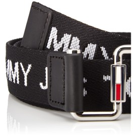 Tommy Jeans Women's Tjw Essential Webbing Belt, black