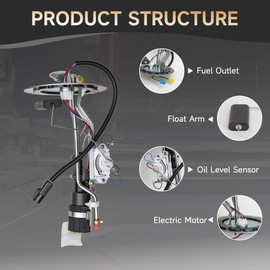 Fuel Pump Compatible with Ford Vehicles - 4.2L 4.6L 5.4L, F-150 F150 1999-2003, F-250 F250 1999, F-150 Heritage 2004 Replace E2237S with Seal Ring