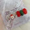 ⭐Next day deliveryChristmas Santa & Rudolph Lisnail / ⭐다음날 발송크리스마스