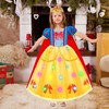 Meland Princess Dress Up Clothes for Girls, Light Up Snow