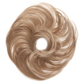 PRETTYSHOP Hairpiece Scrunchie Scrunchy Bun Updo Bridal Hairstyle Ponytail Wavy Dark Blonde G19B